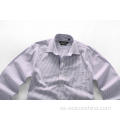 Camisa de hombre 100% de algodón a rayas Slim Fit